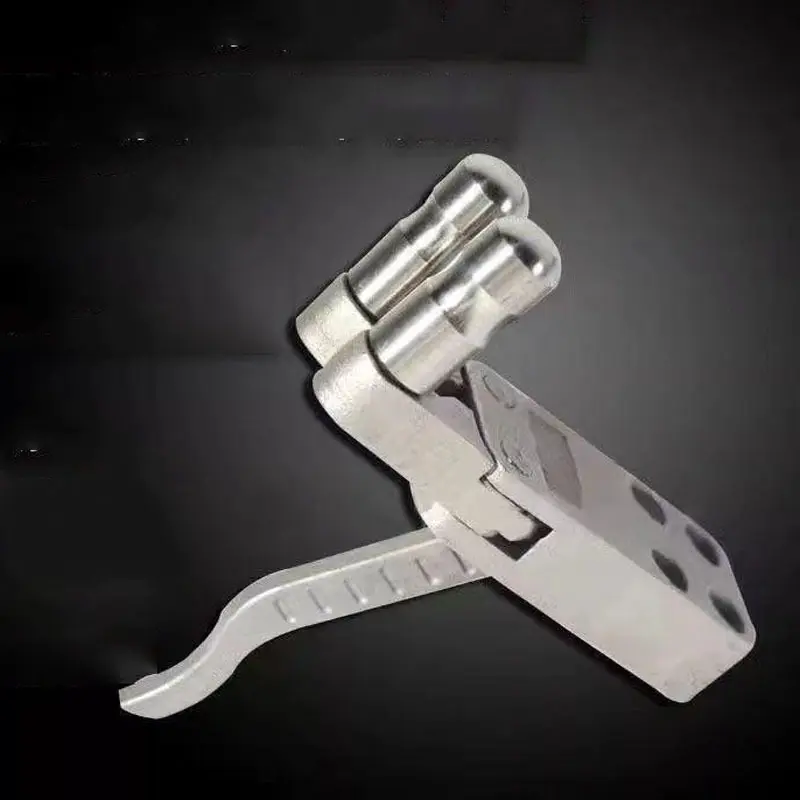 1PC Two-axis Linkage Disperser Mechanical Launcher Outdoor Slingshot Accessories Automatic Reset Scatterer Zinc Alloy Plaything