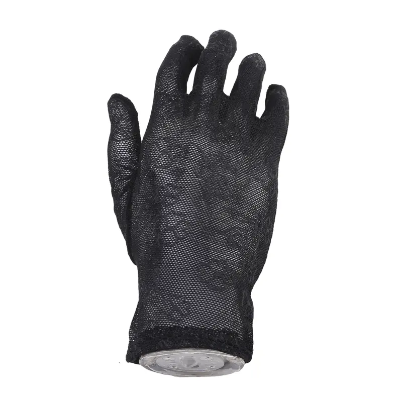 Women Fashion Bride Lace Driving Gloves Thin Lace Sunscreen Female Short UV Protection Gloves Goth Party Hollow-Out Mittens