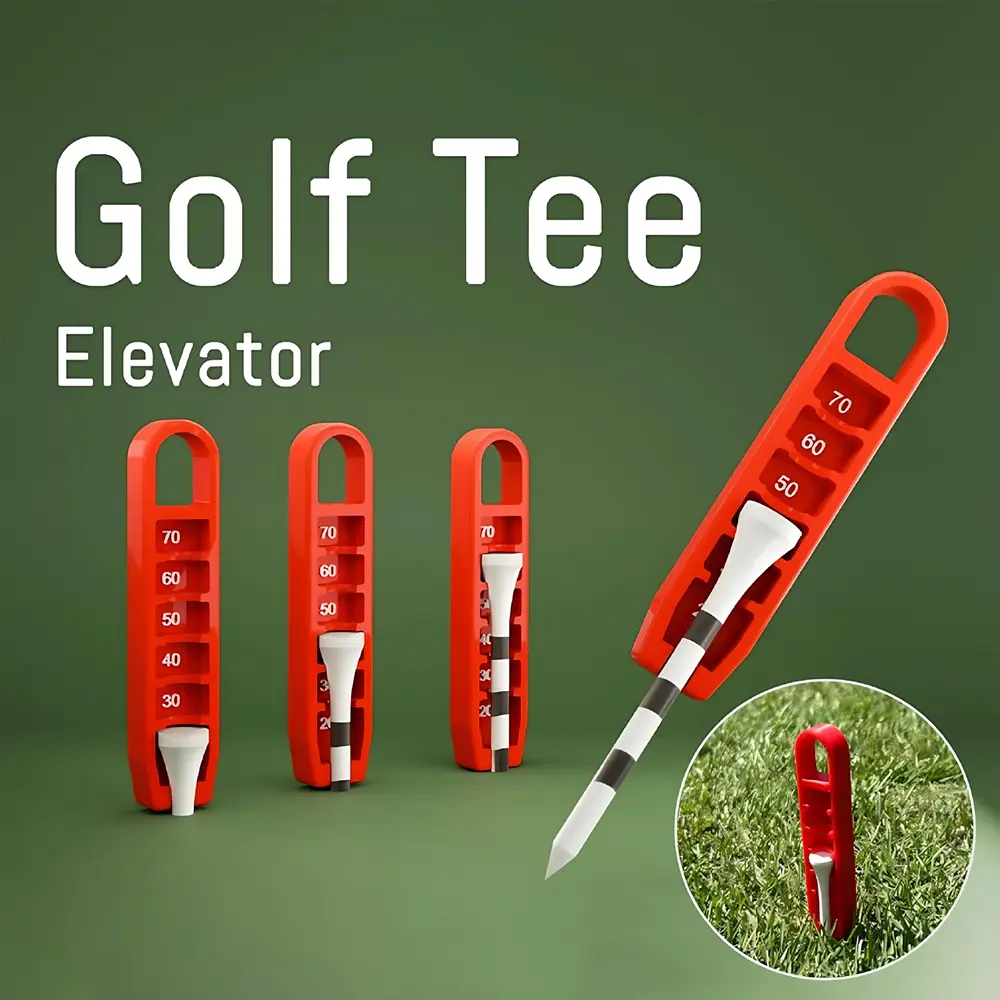 3 In 1 Golf Tee Height Adjuster With Golf Divot Repair Tool And Tee Holder Features Tool Fork