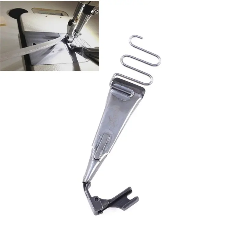 Industrial Sewing machine Flat car Pull Tube Presser Foot F515 Suspenders Shoulder Strap Trousers Straps Folding Edge Wrapper