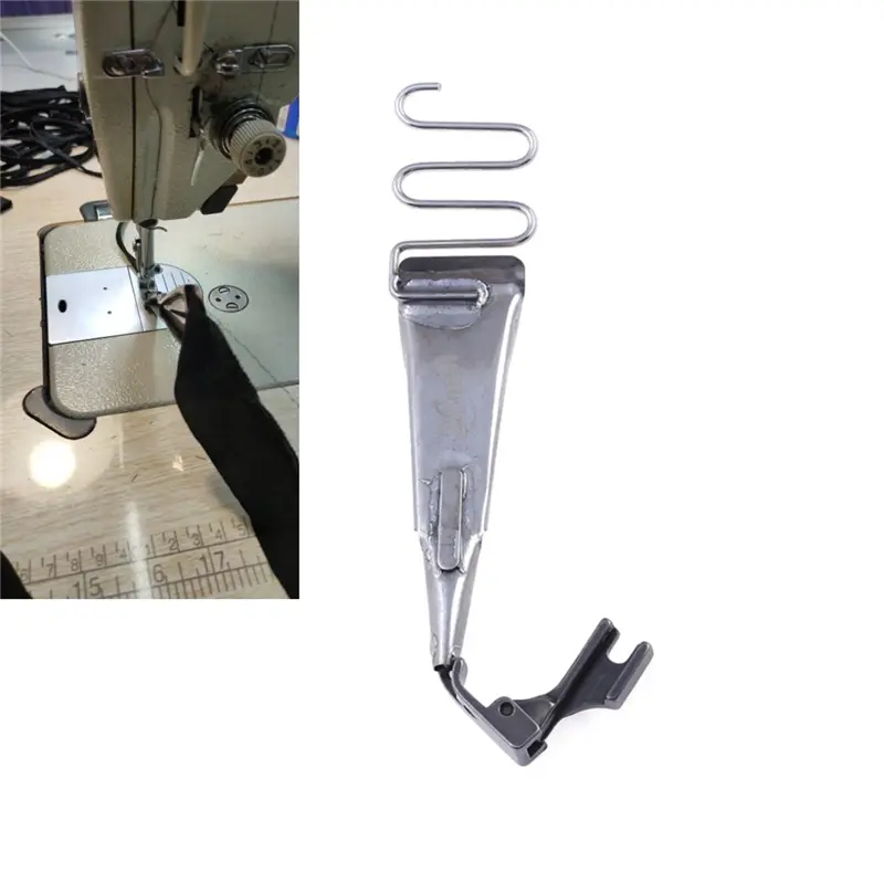 Industrial Sewing machine Flat car Pull Tube Presser Foot F515 Suspenders Shoulder Strap Trousers Straps Folding Edge Wrapper