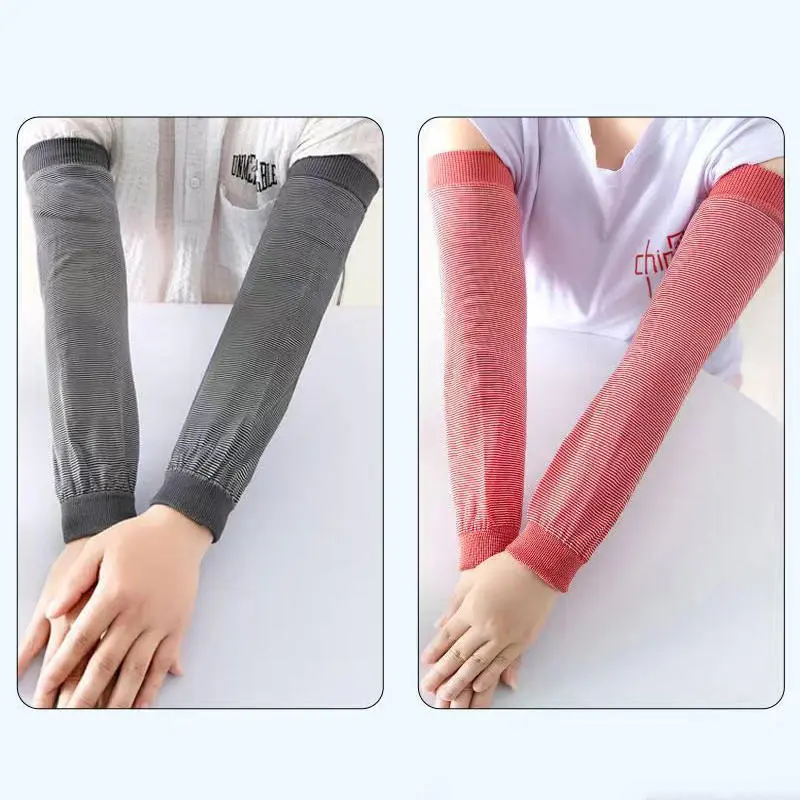 Summer Cooling Arm Sleeves Sun UV Protection Hand Cover Arm Warmers Running Fishing Cycling Basketball Sunscreen Sports Sleeve