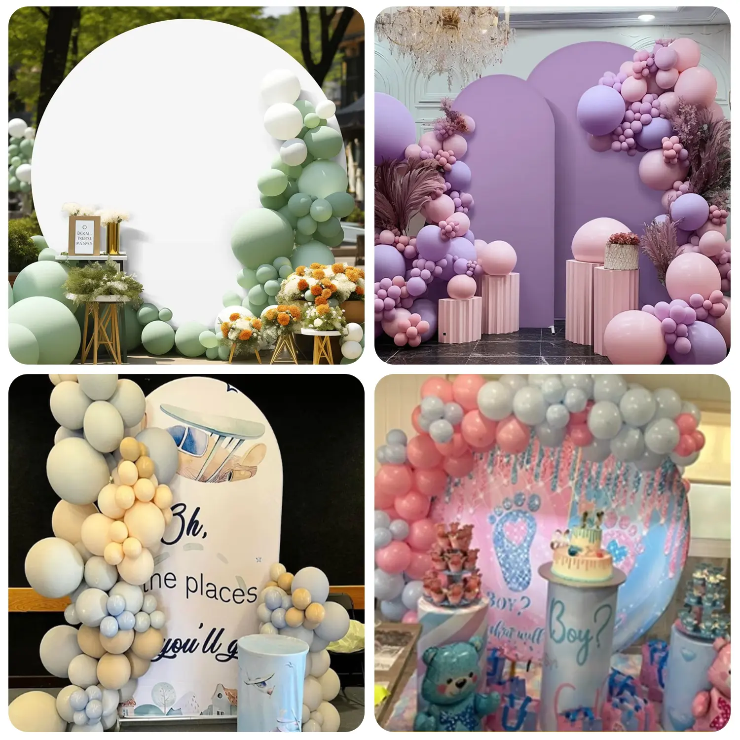 Arch Cover Monsters University Background Birthday Party Backdrop Polyester Arch Banner Photography Props