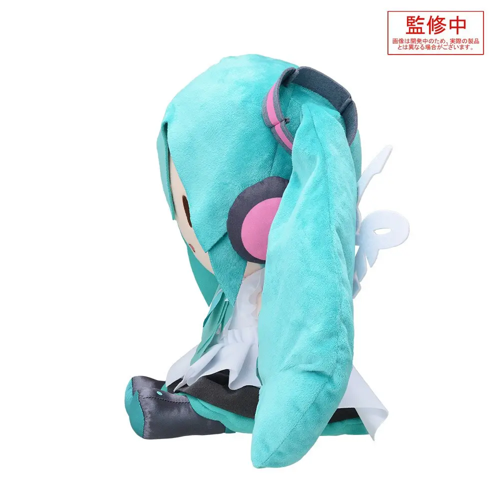 In Stock Original Genuine Hatsune Miku Plush Doll (Happy 16th Birthday, L) FuwaFuwa  Anime Model Toys Collectible Gift 30Cm