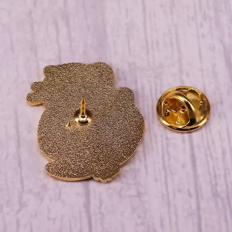 Cute Pokemon Dragon Hard Enamel Pin Cartoon Kawaii Yellow Flying Dragon Golden Metal Brooch Video Game Fans Badge Gifts
