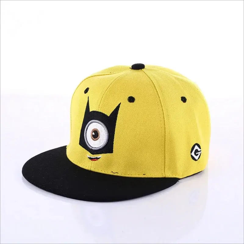 Minions Baseball Cap Anime Kids Adult Funny Travel Hip Hop Sun Visors Kawaii Hats Boys Girls Cartoon Embroidered Hat Kids Gift