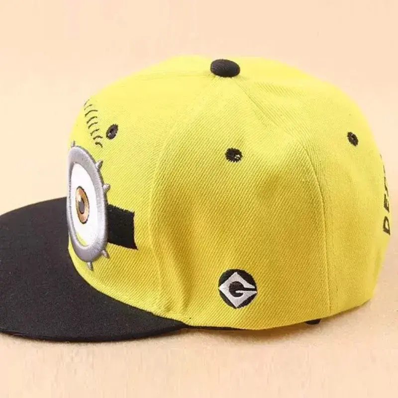 Minions Baseball Cap Anime Kids Adult Funny Travel Hip Hop Sun Visors Kawaii Hats Boys Girls Cartoon Embroidered Hat Kids Gift