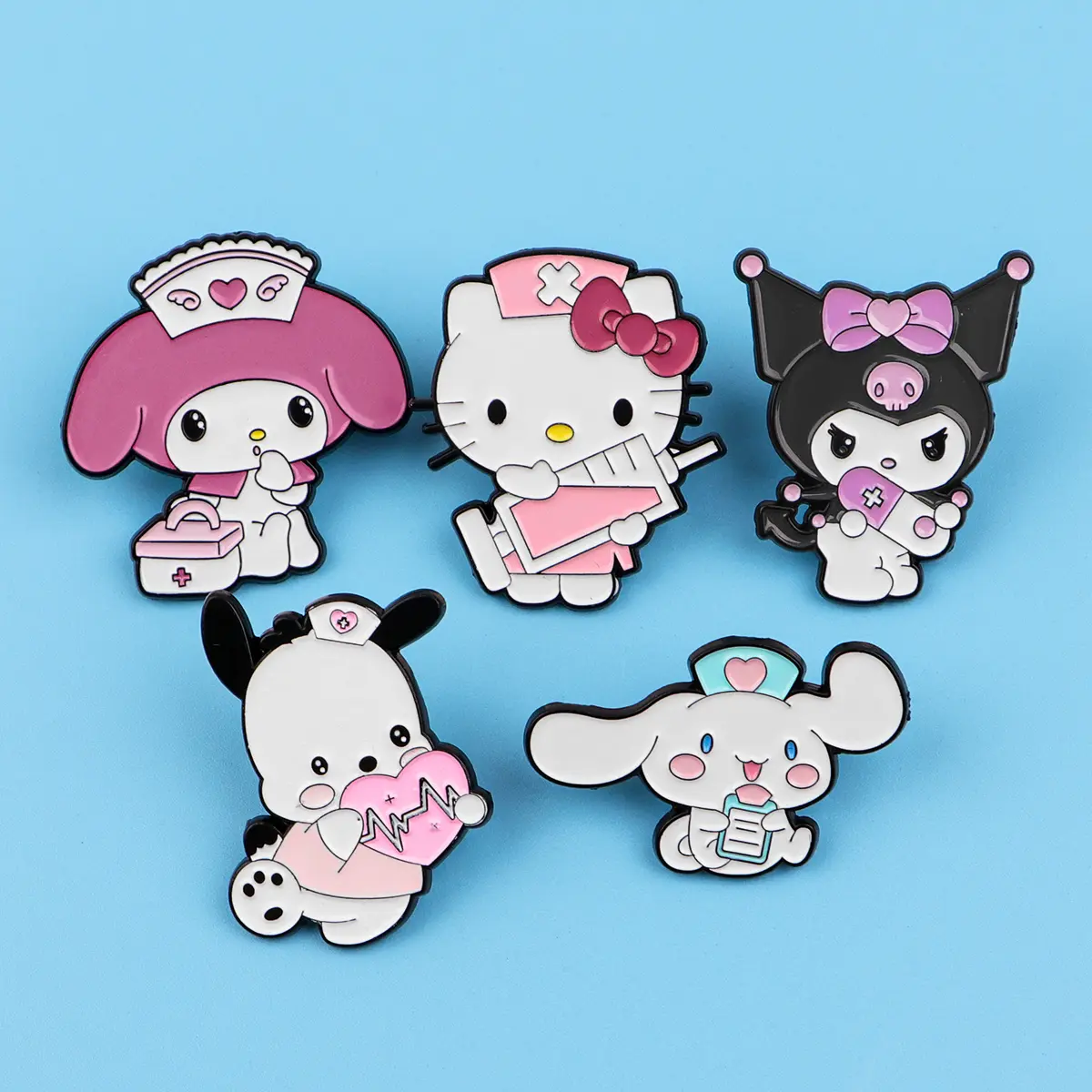 Cute Cartoon Enamel Pins Metal Brooch for Women Lapel Pins Badges on Backpack Cosplay Accessories Fashion Jewelry Toys Gifts