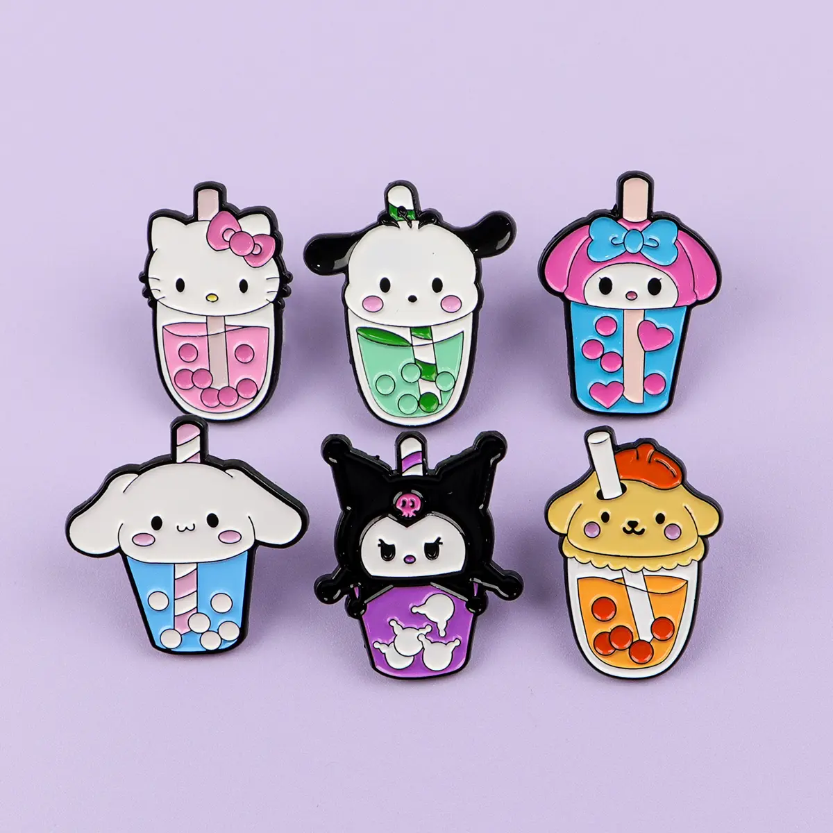 Cute Cartoon Enamel Pins Metal Brooch for Women Lapel Pins Badges on Backpack Cosplay Accessories Fashion Jewelry Toys Gifts