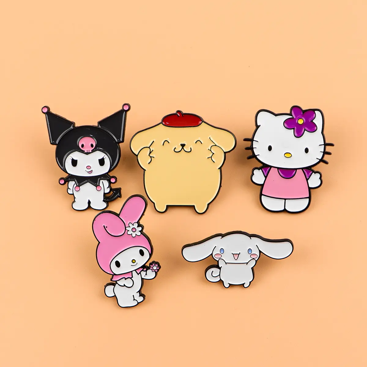 Cute Cartoon Enamel Pins Metal Brooch for Women Lapel Pins Badges on Backpack Cosplay Accessories Fashion Jewelry Toys Gifts