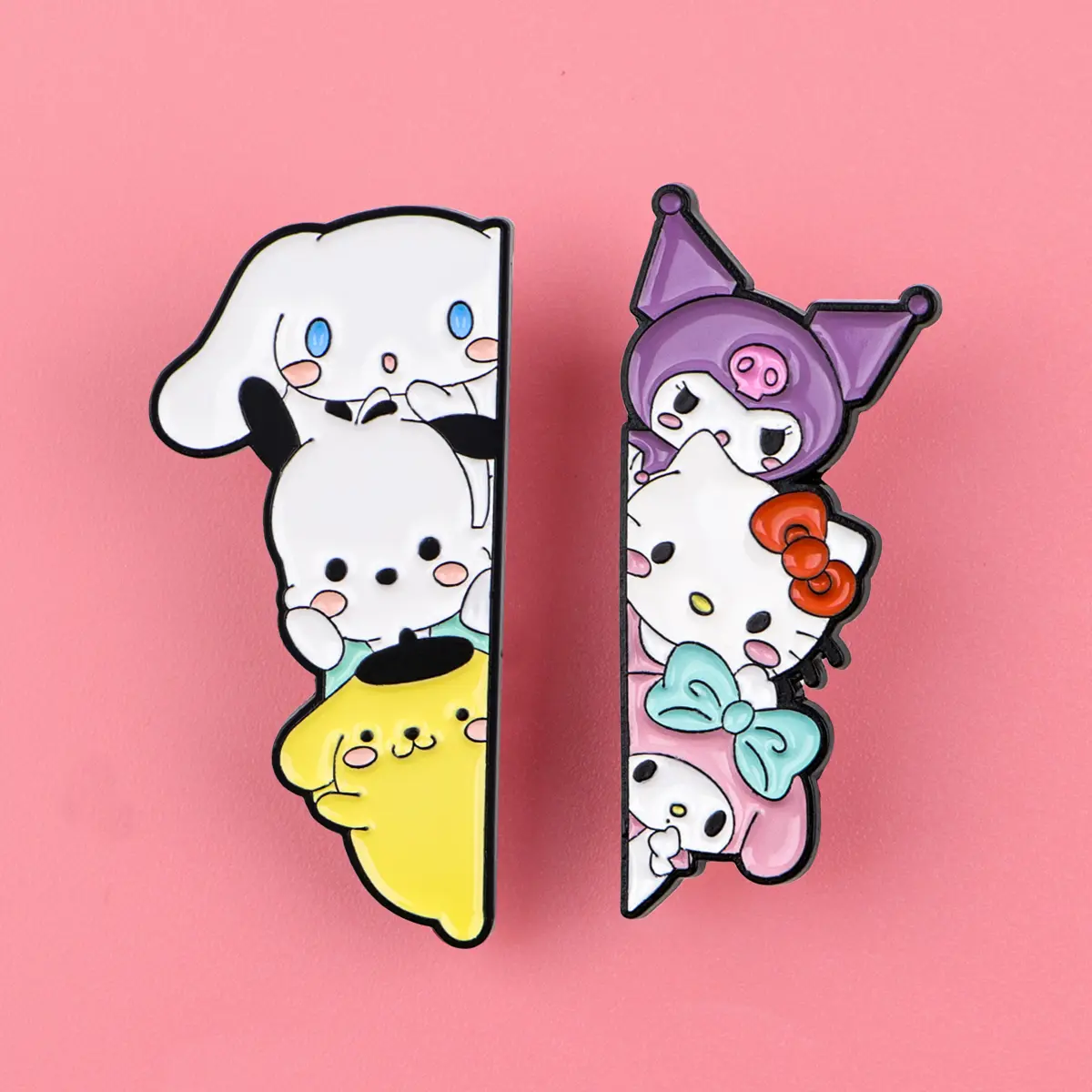 Cute Cartoon Enamel Pins Metal Brooch for Women Lapel Pins Badges on Backpack Cosplay Accessories Fashion Jewelry Toys Gifts