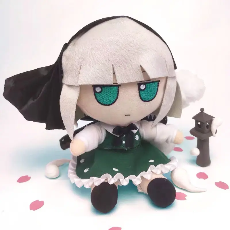 Touhou Project Fumo Youmu Konpaku Plush Doll Stuffed Toy Sleeping Pillow Cosplay Props Fans Collection Kids Birtdhay Gift 18cm