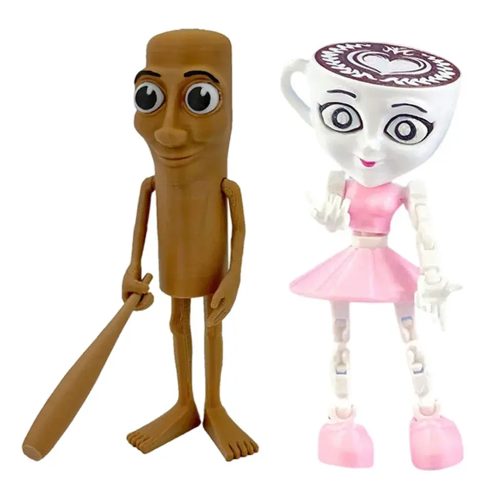 Figura Tungtungsahur Balerina Cappuccino Figura de acción Brainbot Anime Tralalero Tralala Tiburón Ornamento Juguete móvil