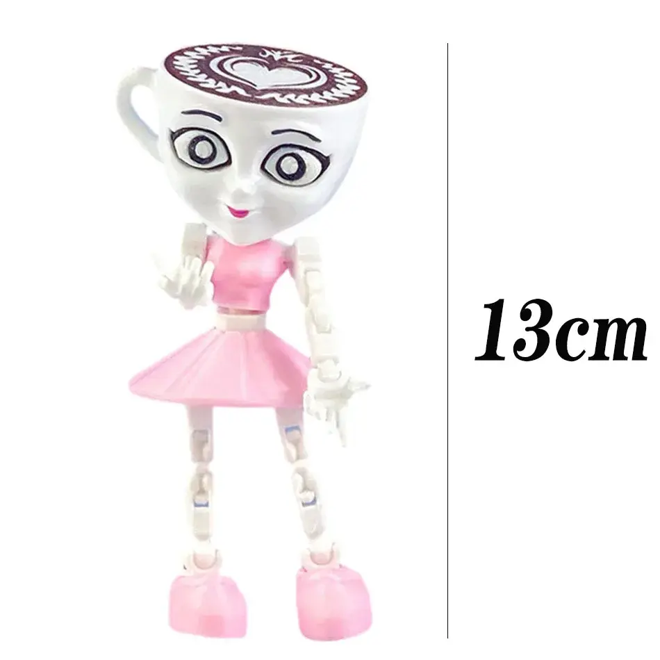 Figura Tungtungsahur Balerina Cappuccino Figura de acción Brainbot Anime Tralalero Tralala Tiburón Ornamento Juguete móvil