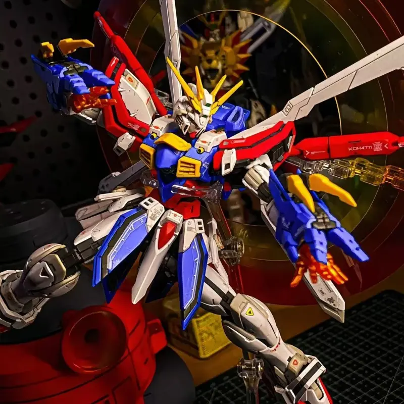 【IN STOCK】GAOGAO RG R37 GF13 017NJ 1/144 Rainbow disk Mobile Martial Arts Legend Assemble The Model Kit Action Doll Kids Toys