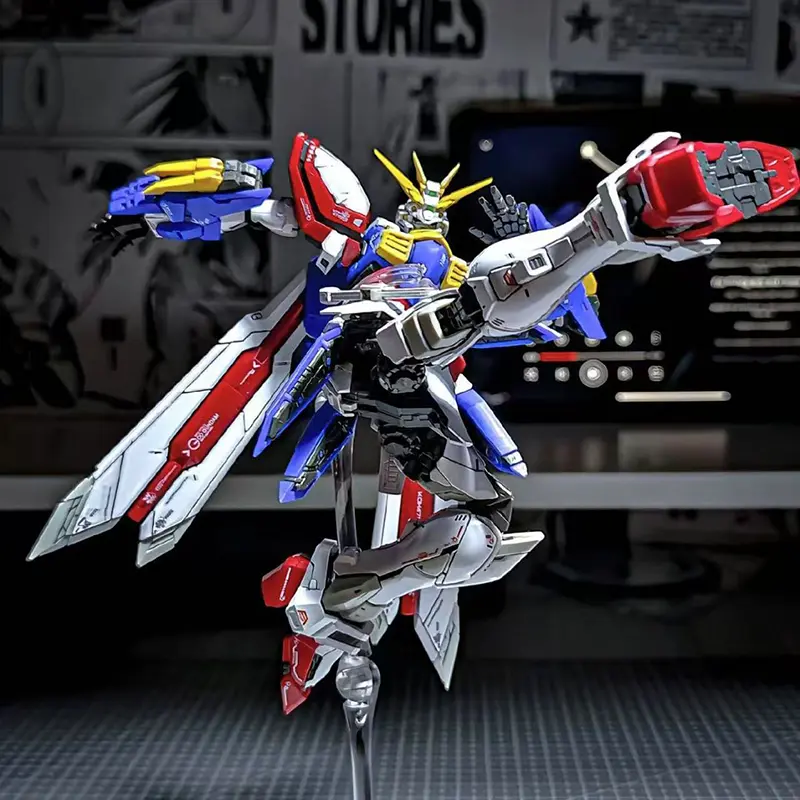 【IN STOCK】GAOGAO RG R37 GF13 017NJ 1/144 Rainbow disk Mobile Martial Arts Legend Assemble The Model Kit Action Doll Kids Toys