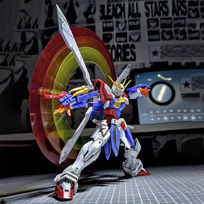 【IN STOCK】GAOGAO RG R37 GF13 017NJ 1/144 Rainbow disk Mobile Martial Arts Legend Assemble The Model Kit Action Doll Kids Toys