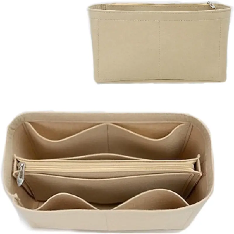 Felt Insert Liner Purse Organiser Pouch Handbag Tote Bag Internal Bag For Liz Visetos