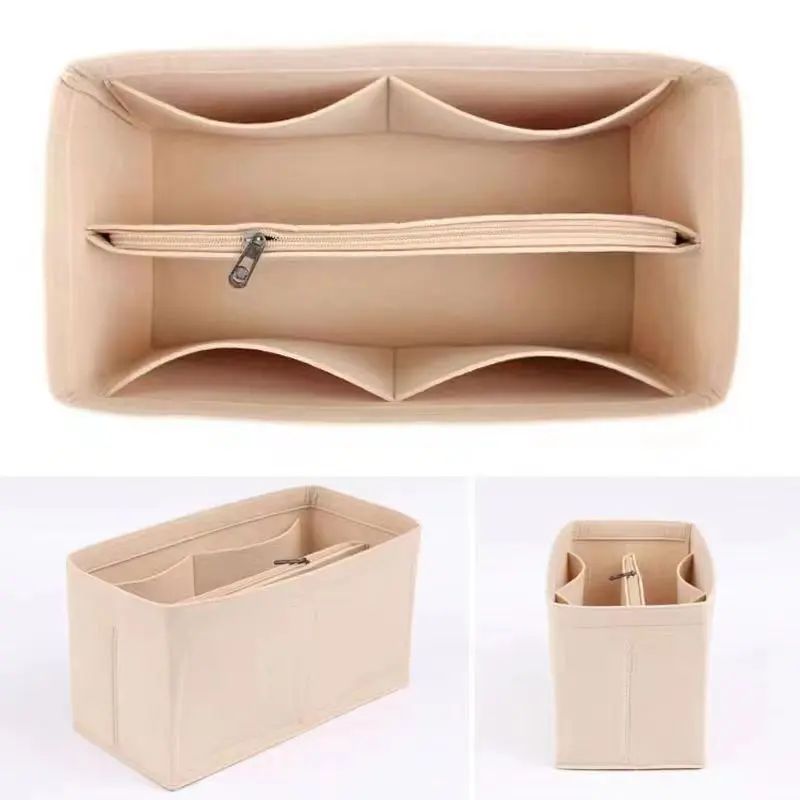 Felt Insert Liner Purse Organiser Pouch Handbag Tote Bag Internal Bag For Liz Visetos