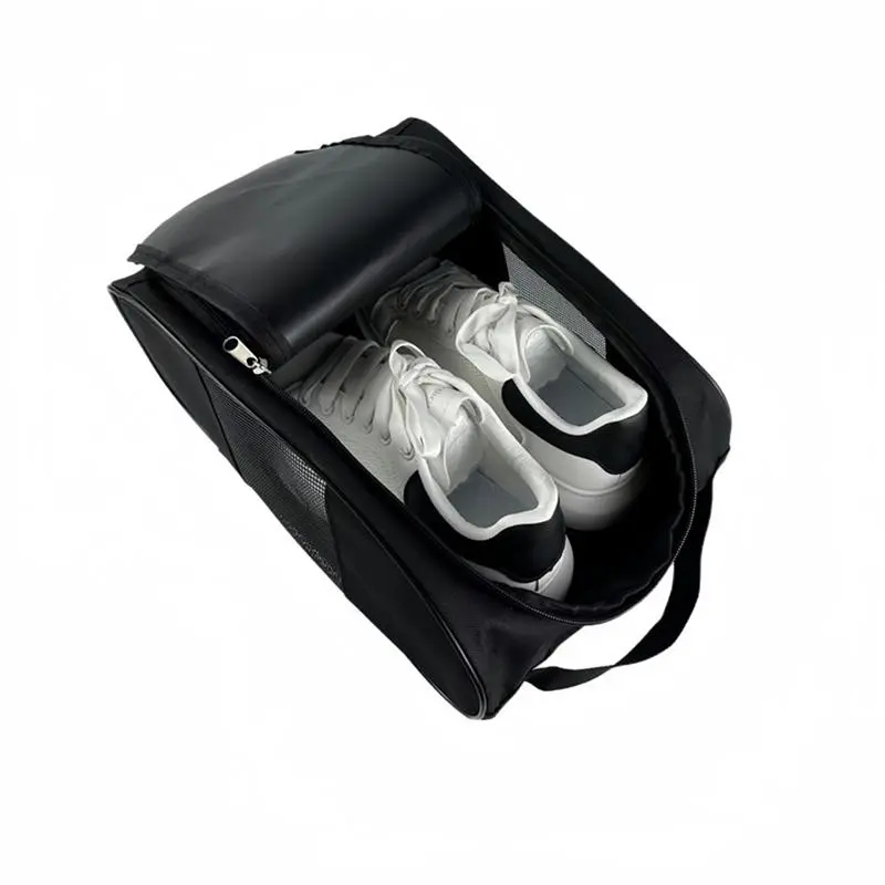Portable Golf Shoe Bag Oxford Cloth Shoe Carrier Bags Breathable Lightweight Golf Handbag Dustproof Football Tennis Shoe Bag