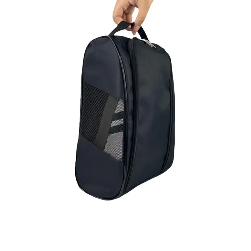 Portable Golf Shoe Bag Oxford Cloth Shoe Carrier Bags Breathable Lightweight Golf Handbag Dustproof Football Tennis Shoe Bag