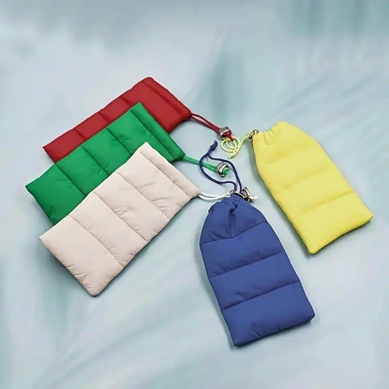 Men Women Portable Drawstring Storage Box Down Cotton Glasses Box Holder Sunglasses Bag Reading Eyewear Case Myopia Glasses Case