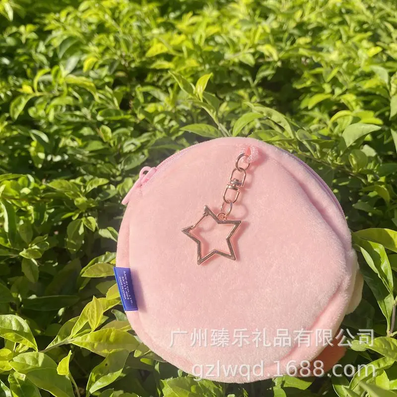 Kirby Soft Plush Coin Bags Kawaii Children Money Purse Wallet Cute Cartoon 3D Coin Purse Coin Bag Zipper Pouch Keys Earphone Bag