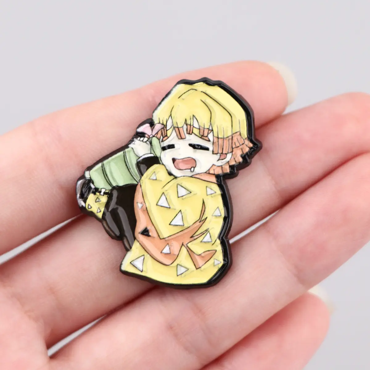 Anime Enamel Pin Nezuko Brooches for Women Lapel Pins Badges on Backpack Cosplay Accessories Fashion Jewelry Toys Gift