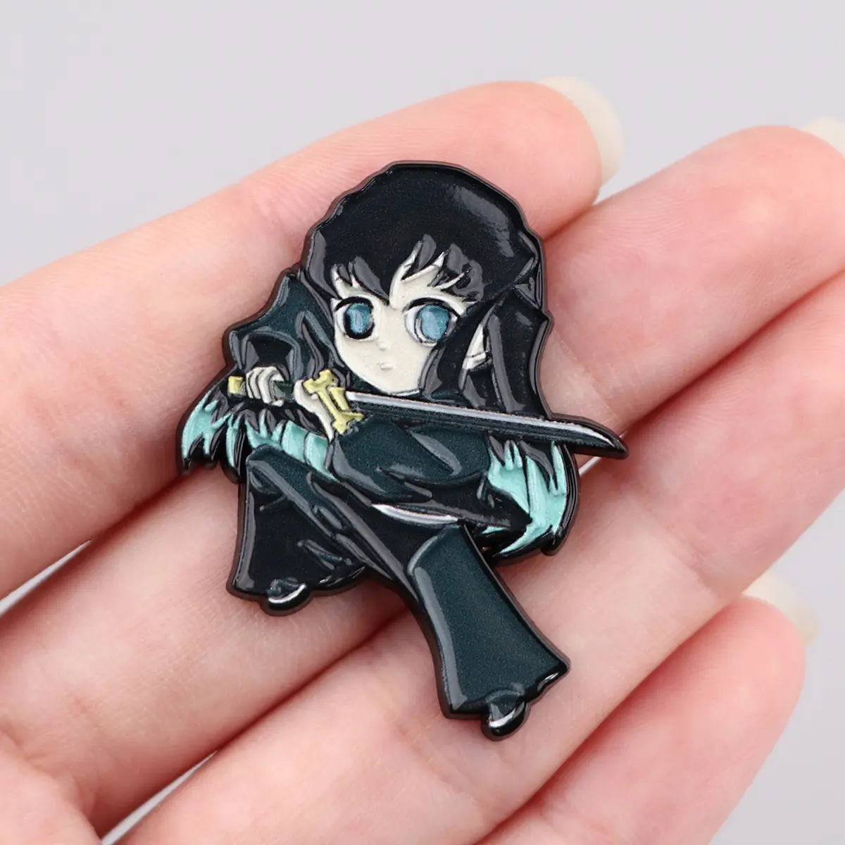 Anime Enamel Pin Nezuko Brooches for Women Lapel Pins Badges on Backpack Cosplay Accessories Fashion Jewelry Toys Gift