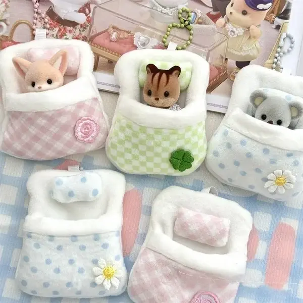 Doll Sleeping Bag Miniature Bed Mini Doll Storage Bag Anime Accessories