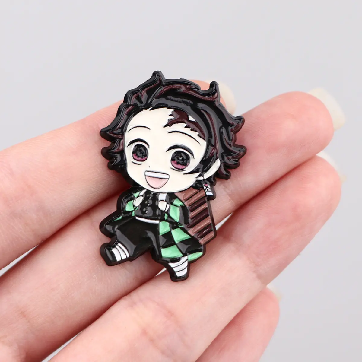 Anime Enamel Pin Nezuko Brooches for Women Lapel Pins Badges on Backpack Cosplay Accessories Fashion Jewelry Toys Gift