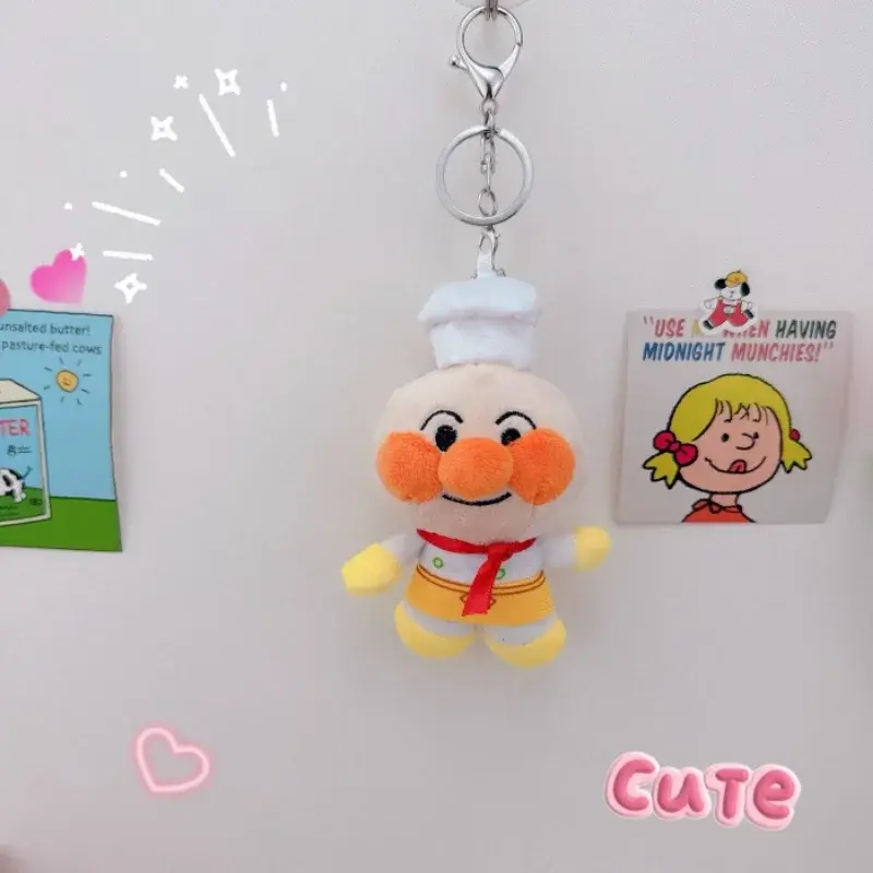 Anime Anpanmans JamS Uncle Chef Hat Cosplay Keychain Cartoon Backpack Pendant Zipper Decoration Birthday Christmas Gift