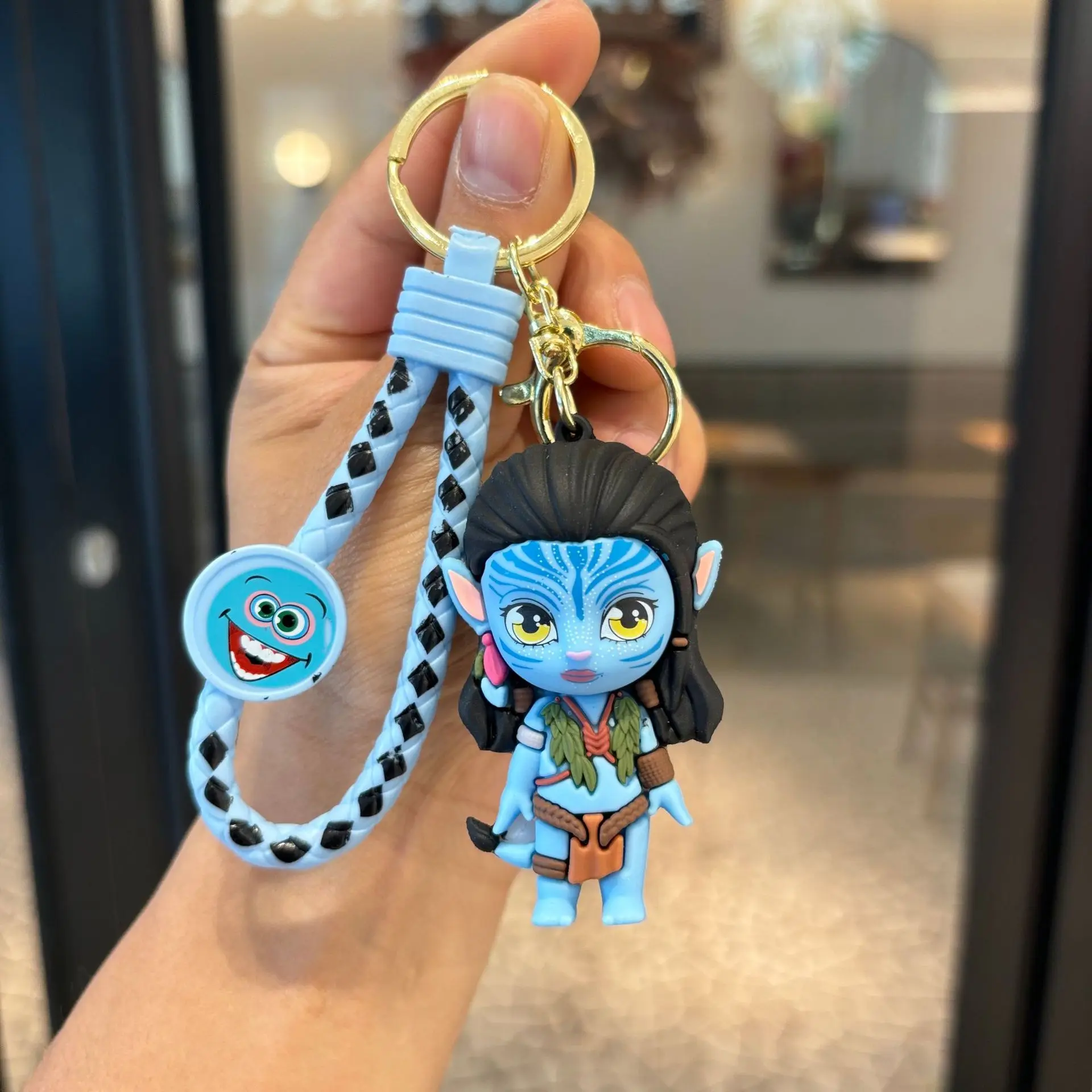 New Anime Avatar Keychain Cartoon Keyring Car Key Backpack Pendent Pvc Doll Decoration Accessories Kids Fans Charm Gifts