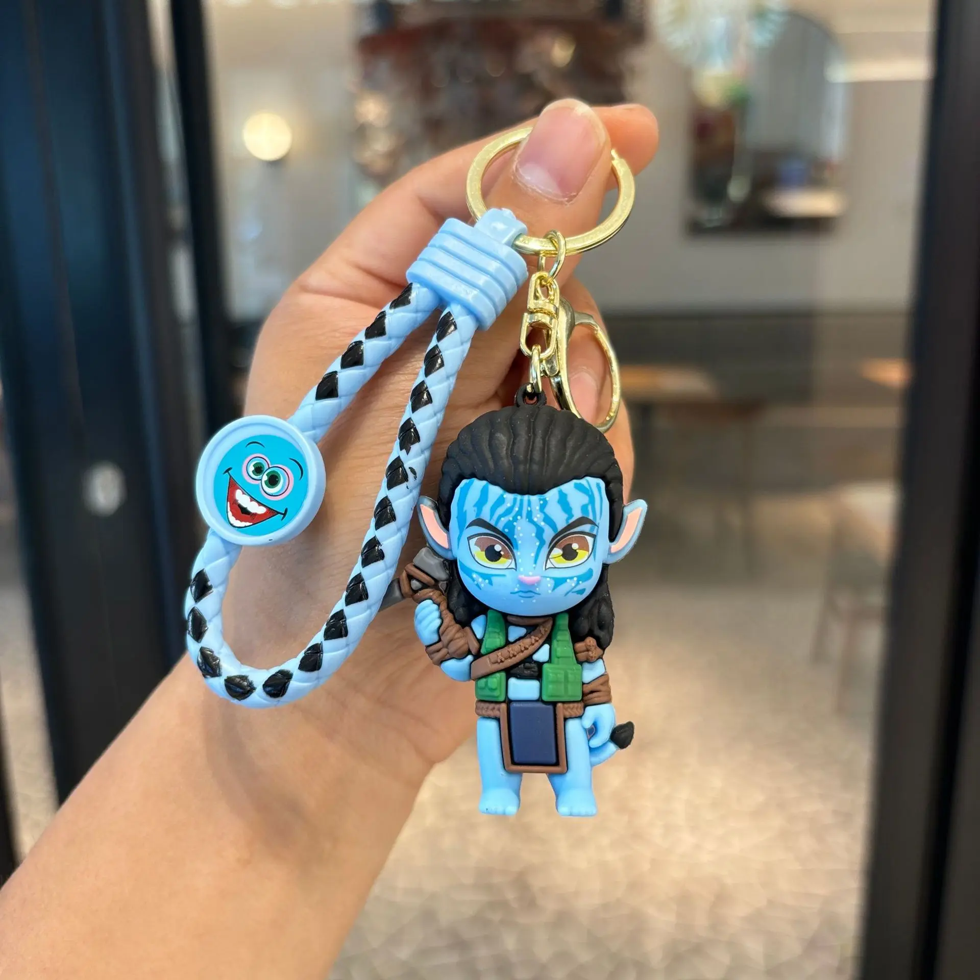 New Anime Avatar Keychain Cartoon Keyring Car Key Backpack Pendent Pvc Doll Decoration Accessories Kids Fans Charm Gifts