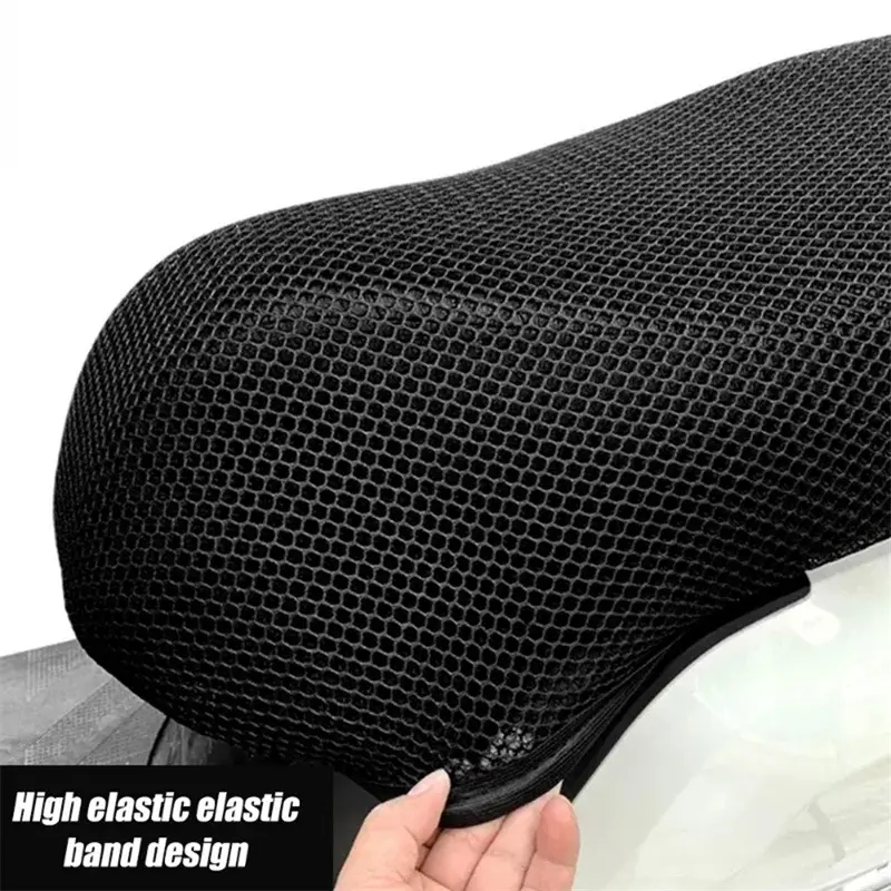 Motorcycle Accessories Motorcycle Cushion Seat Cover 3D Mesh Protectorl Anti-Slip Cushion Mesh Net Anti-skid Pad Mesh Seat Cover