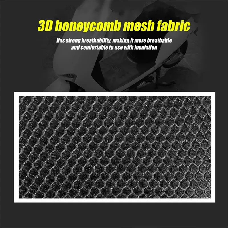Motorcycle Accessories Motorcycle Cushion Seat Cover 3D Mesh Protectorl Anti-Slip Cushion Mesh Net Anti-skid Pad Mesh Seat Cover