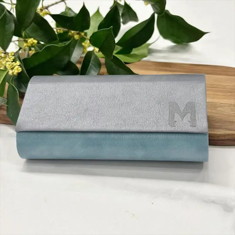 Dual- Glasses Case Double Eyeglasses Case For 2 Pair Eyeglasses Holder Portable Glasses Case Double Layer Glasses Case