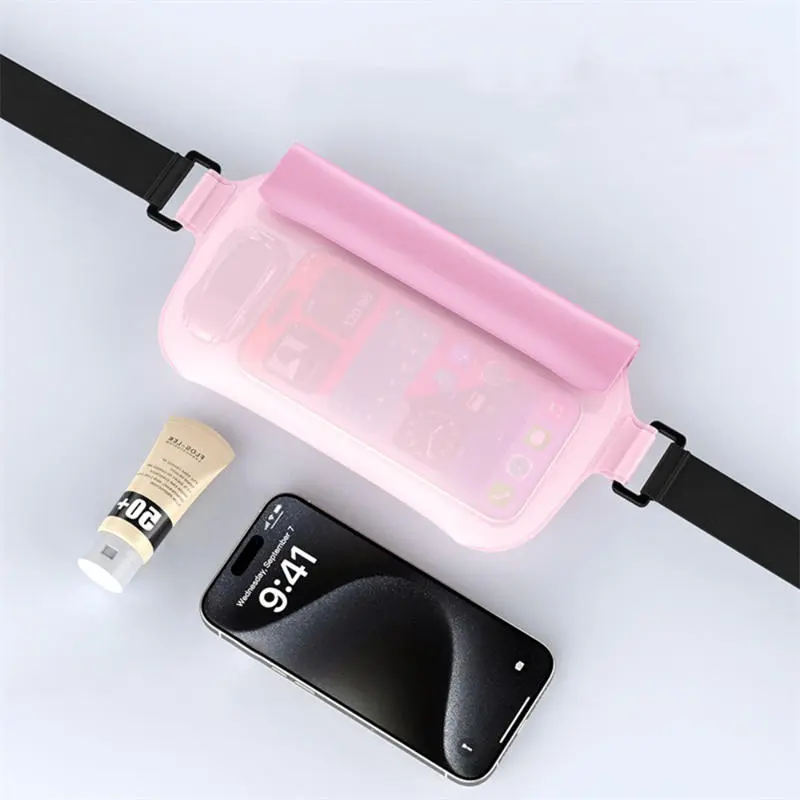 Waterproof Mobilephone Bag TPU Drift Diving Shoulder Waist Bag Belt Bag for Beach Swimming Phone Bag Phone Cover