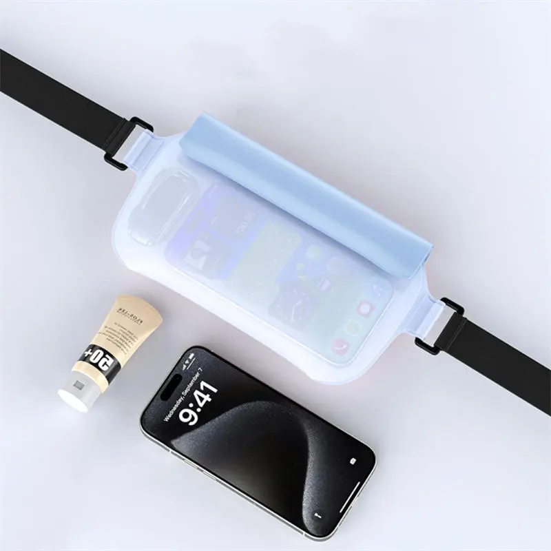 Waterproof Mobilephone Bag TPU Drift Diving Shoulder Waist Bag Belt Bag for Beach Swimming Phone Bag Phone Cover