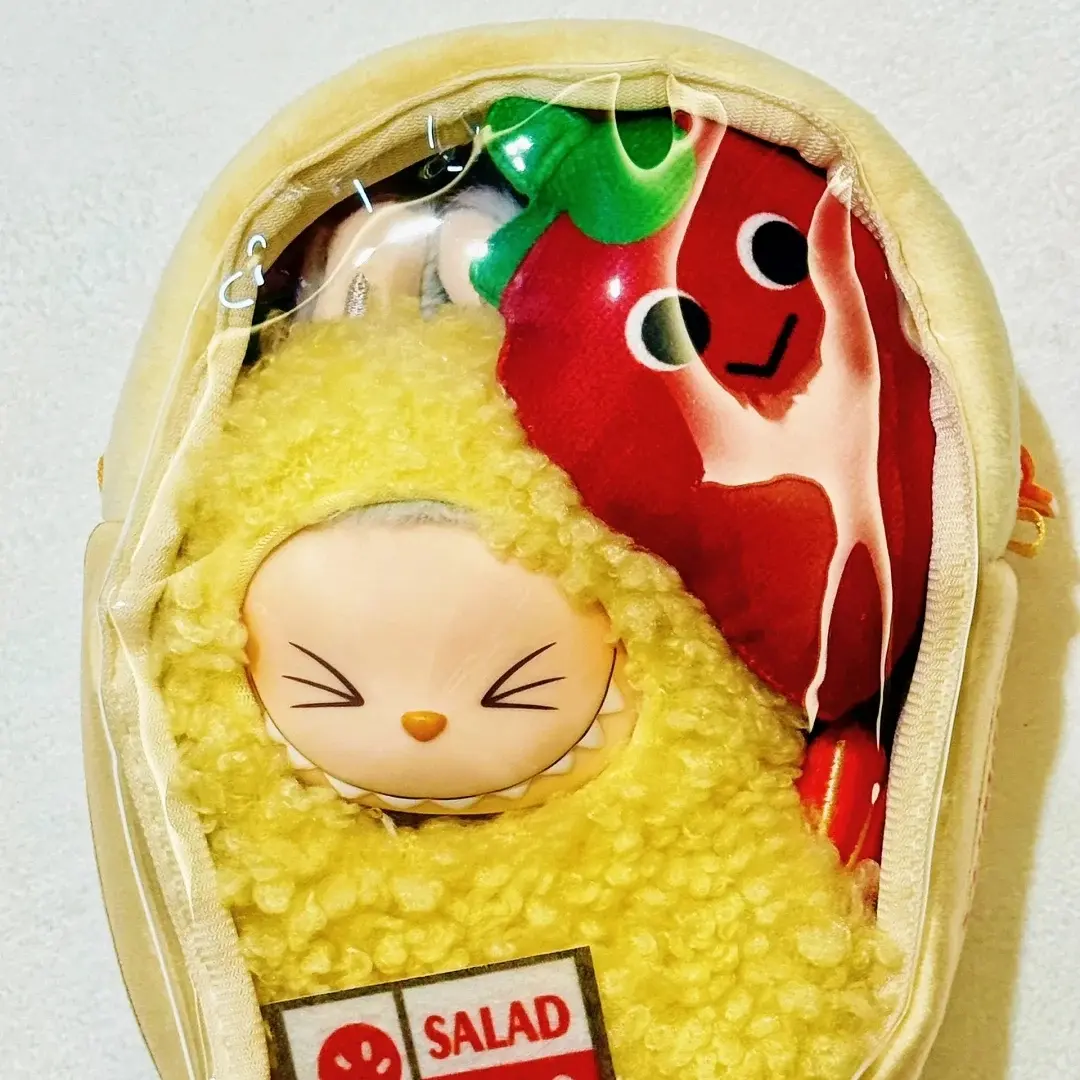For Labubu clothes Wacky Mart Cute Doll Clothes Cockroach food Clothing Fried Shrimp Outfit Cartoon Costumes Suit Diy Doll