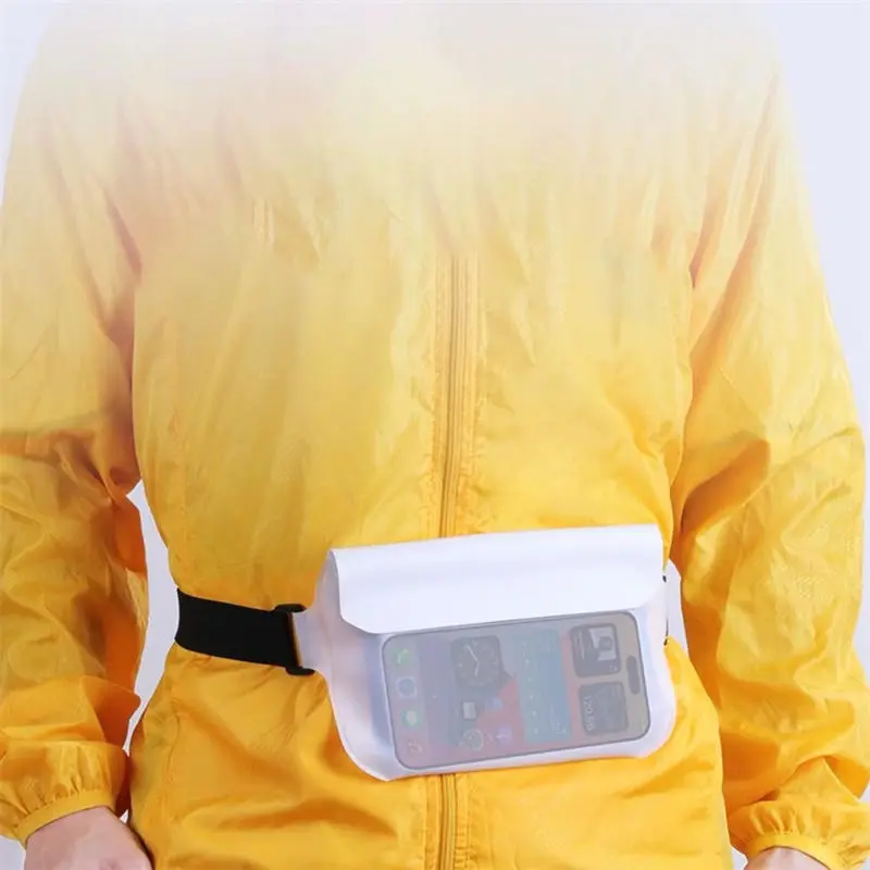 Waterproof Mobilephone Bag TPU Drift Diving Shoulder Waist Bag Belt Bag for Beach Swimming Phone Bag Phone Cover