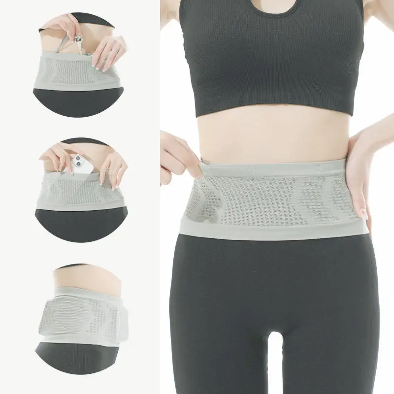 Slim Running Belt Running Waist Money Belt For Women Men Slim Running Belts Adjustable Sports Money Belt Holds Phone Money