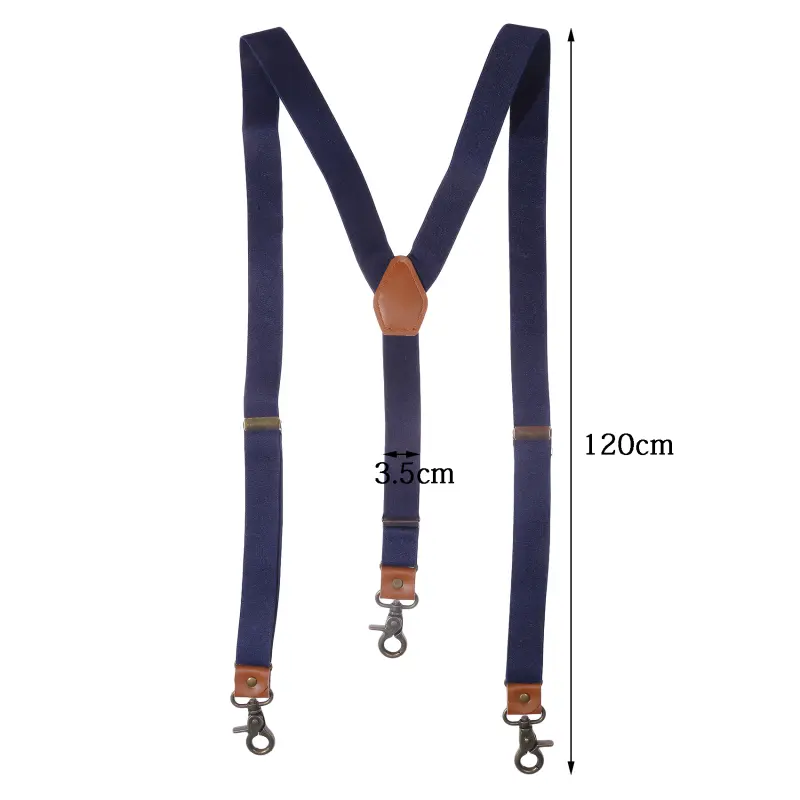 Vintage Men's Suspenders New 3 Hooks Suspenders Man For Pants Casual Mens Trouser Suspenders Fashion Adjustable Women's Braces