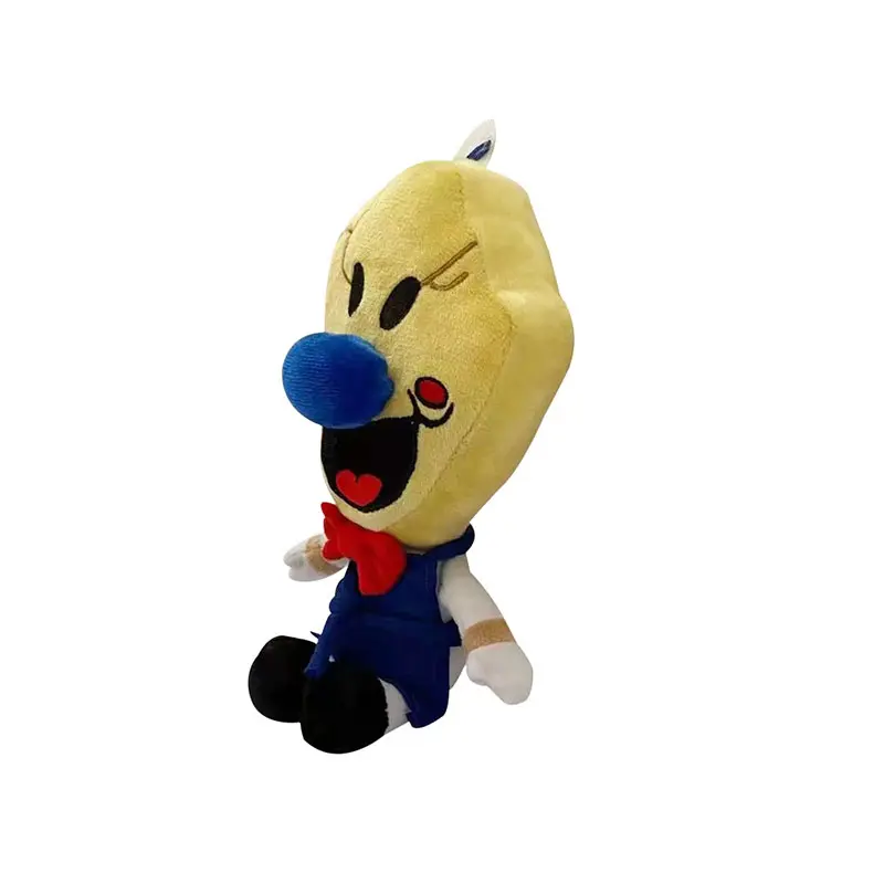 New Ice Scream Rod Plush Toy Stuffed Soft Toys Cartoon Dolls Horror Game Character Halloween Christmas Decor Gift for Kids 25cm
