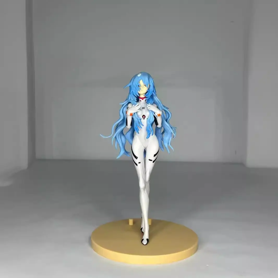New Century Evangelical Warrior Theater EVA Standing Short Hair Ayanami anime Animation Handmade Model Ornaments
