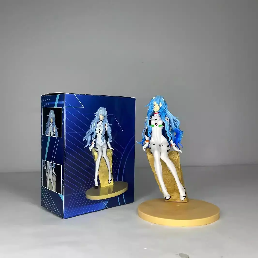 New Century Evangelical Warrior Theater EVA Standing Short Hair Ayanami anime Animation Handmade Model Ornaments
