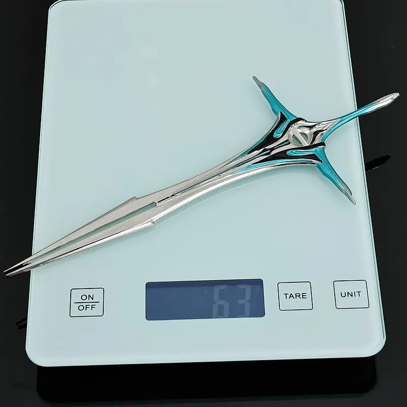 22cm Swallowed Star Anime Peripherals Divine Soldier Sword World Full Metal Sheathed Table Ornaments Crafts Collections Gifts