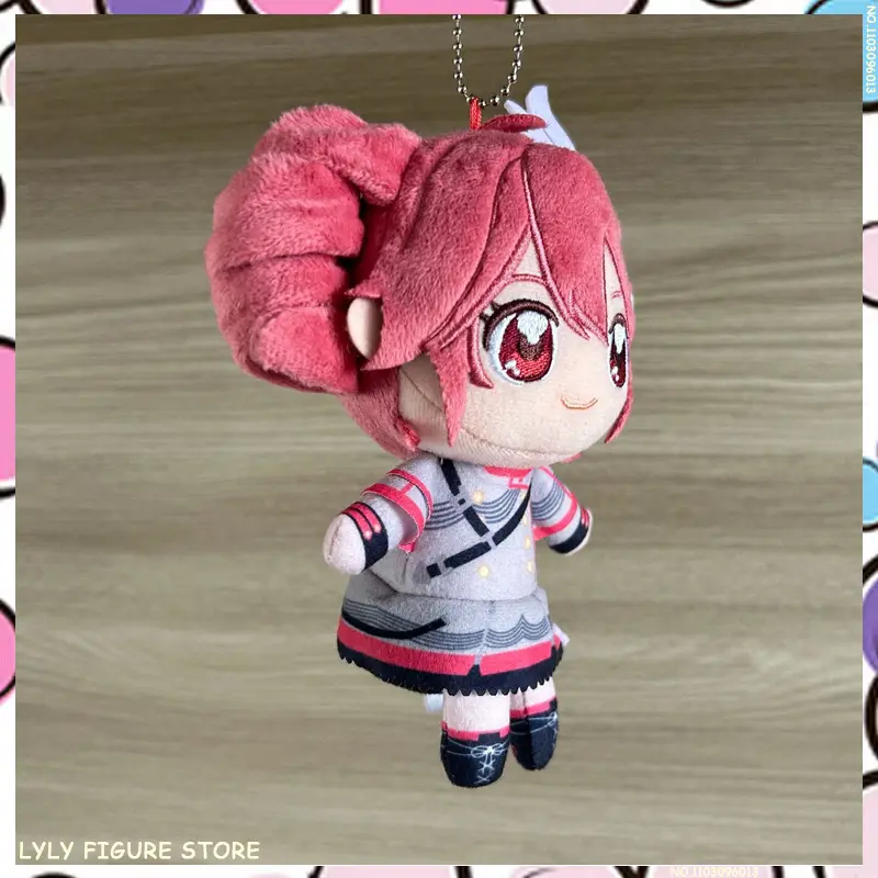 Kasane Teto Plush Keychain Doll Anime Cartoon Plushie Toy Peripherial Figure Pandent Accessories Decoration Holiday Gifts
