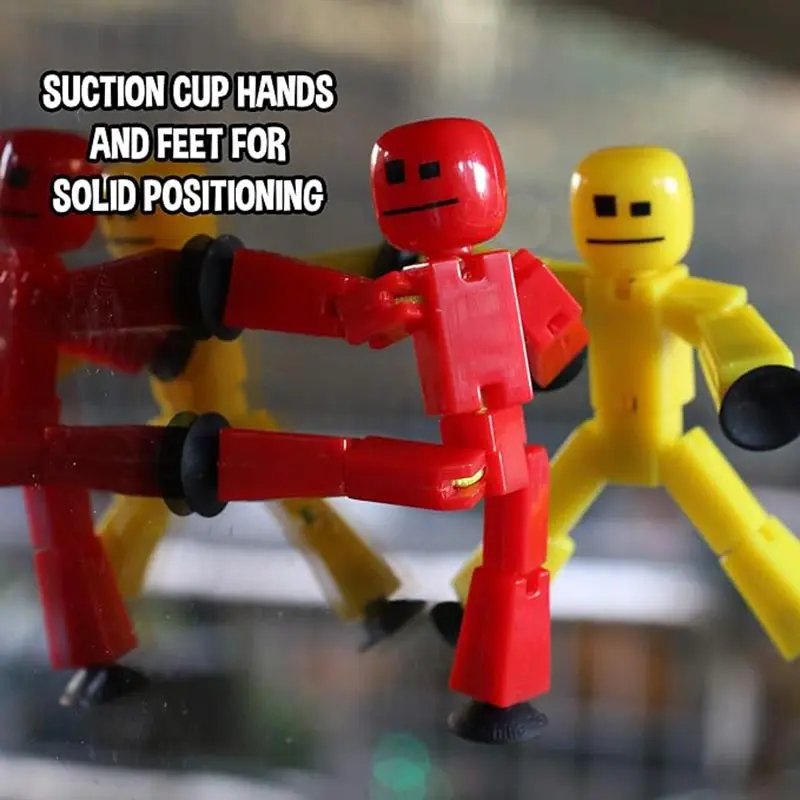 Dual Pack Suction Cup Collectible Action Figures and Accessories Stop Motion Animation Ages 4 and Up