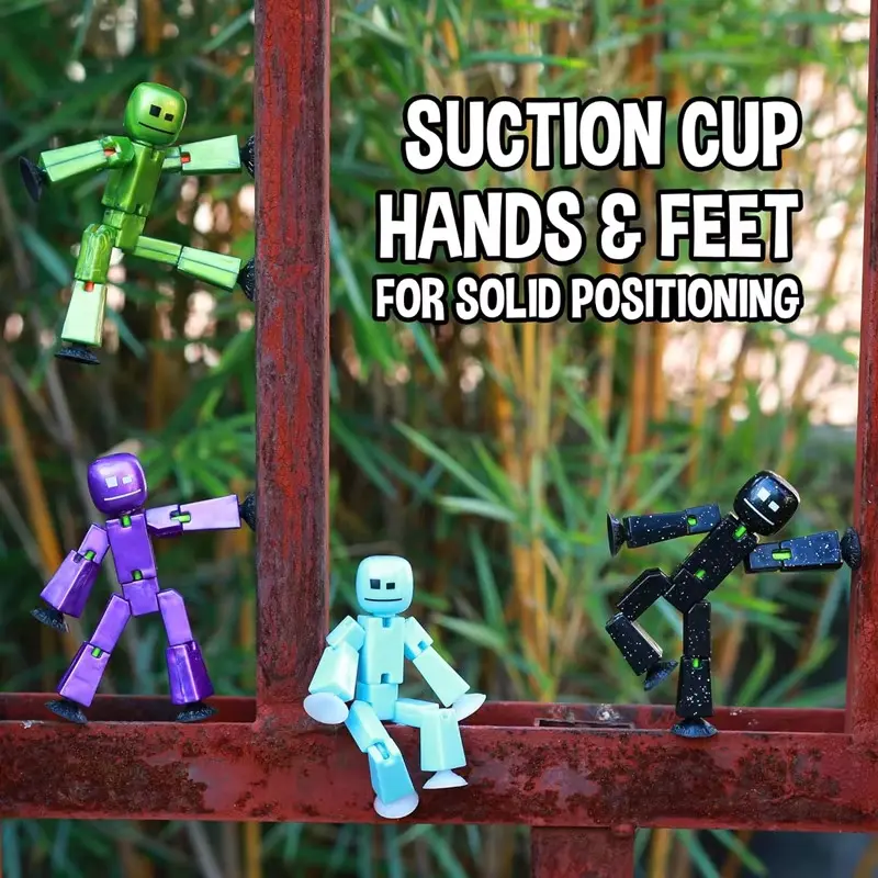 Dual Pack Suction Cup Collectible Action Figures and Accessories Stop Motion Animation Ages 4 and Up